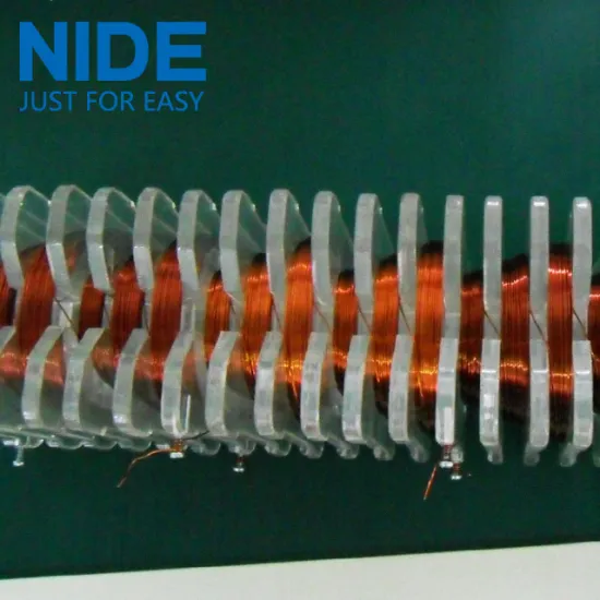 Automatic Large stator cnc coil winding machine for three phase motor