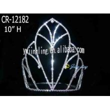 Hojas de diadema Simple Crown Tiara para mujer