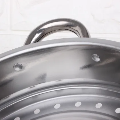 Commercial Stainless Steel Steamer Pot for Rice Dumplings and Seafood