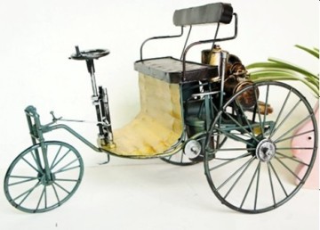 Metal  Pedicab Car Model