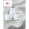100% Polyestergarn 20/2 OPTICAL WHITE