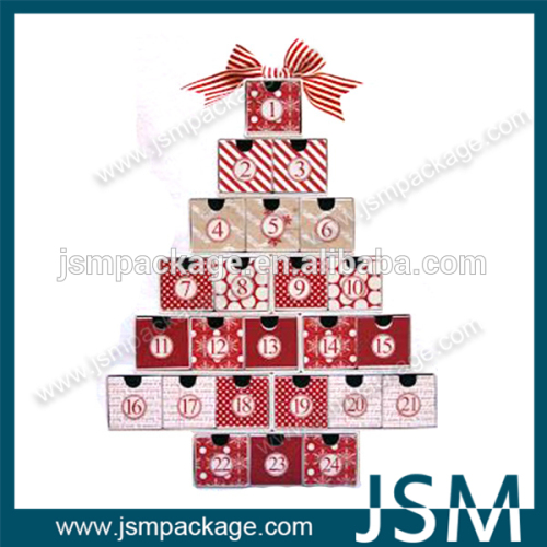 Irregular tree shape candy paper box