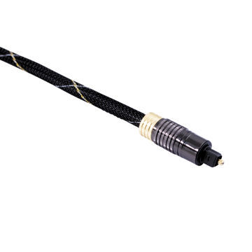Gold-plated Metal Shell Optical Fiber Toslink Cable