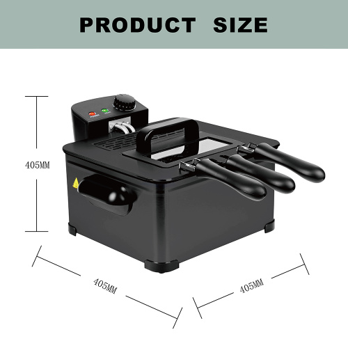 Portable Countertop 4L Deep Fryer for Restaurants