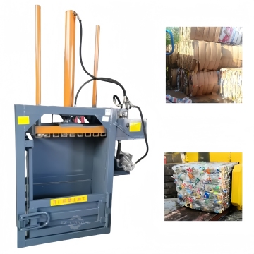 Automatic Vertical Press Plastic Bottle Baler Hydraulic Baling Machine