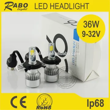 Best Price Motorcycle 2016 Led Headlight Kit H7 H4 30W 3600LM 2 Side Led Head Light Bulb
