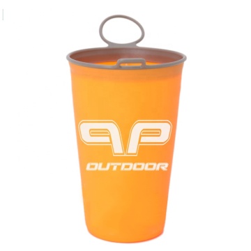Çevre Dostu Katlanabilir Seyahat Kahve Kupası - Parkur Koşusu için Taşınabilir TPU Yeniden Kullanılabilir Kupa, 220ml, Food Sınıfı, 2019 Hediye