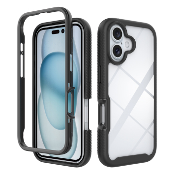 2024 ตัวถังบัมเปอร์ที่มีความทนทานต่อร่างกายใหม่พร้อมกรอบด้านหน้าสำหรับ iPhone 16