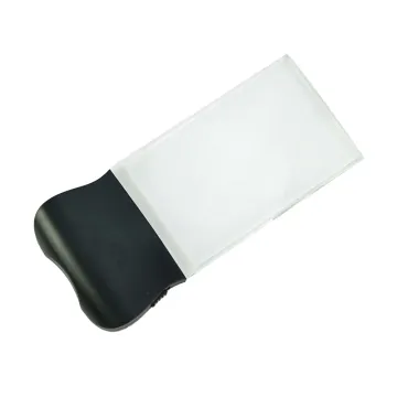 2X Rectangular LED Page Magnifier Glass Lens for Reading