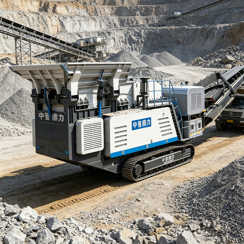 Modular mobile crushing sand making machine