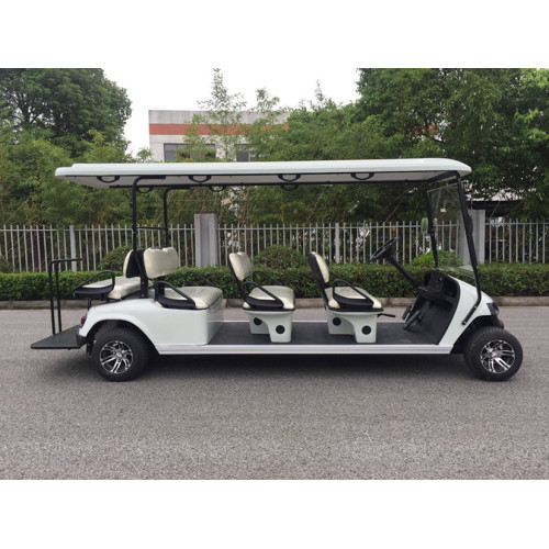 6 sedežev Električni golf voziček s tovorno škatlo