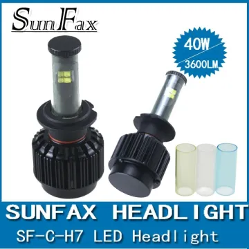 Top grade 12-24V 40 W 3600LM H7 C REE led headlight lamp, Waterproof IP68 led headlight for car motorcycle