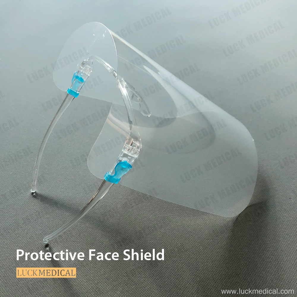 Detachable Face Shield With Glass Frame