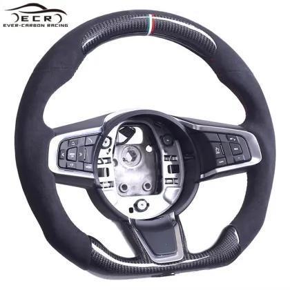 Carbon Fiber Racing Steering Wheels for Jaguar Sports Cars 2015-2019