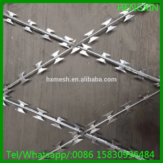 razor barbed wire mesh fence