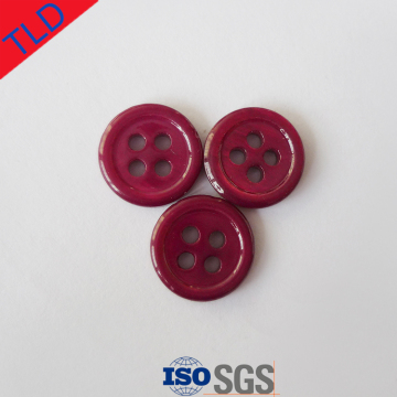 Colored shirt buttons