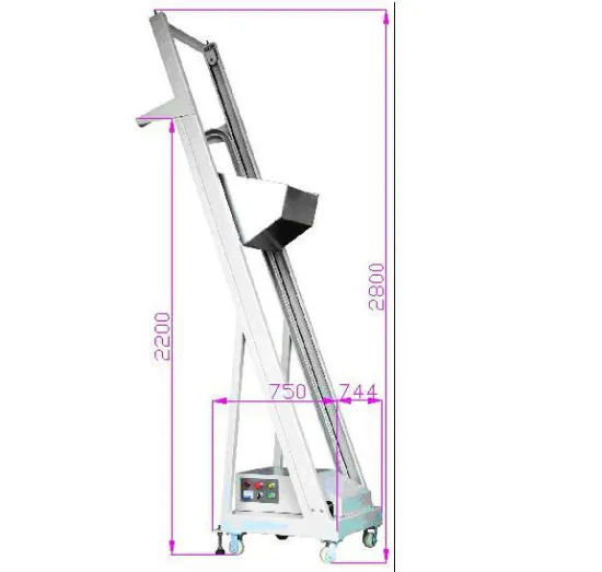 High speed screw conveyor for production line
