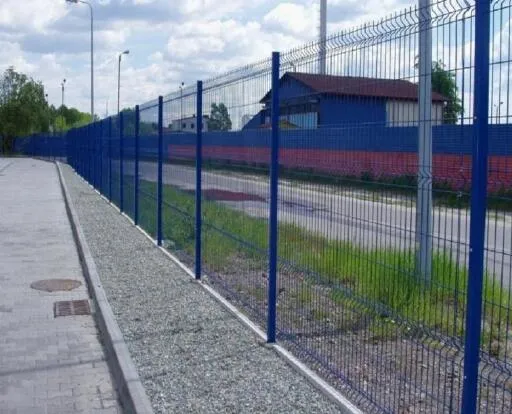 Coated Welded Curved Wire Mesh Farm Fence