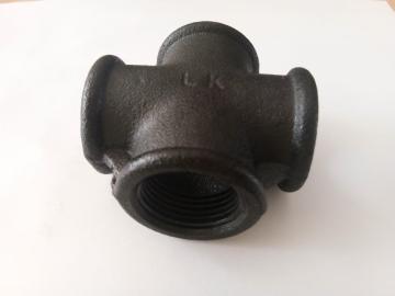 malleable iron pipe fitting cross