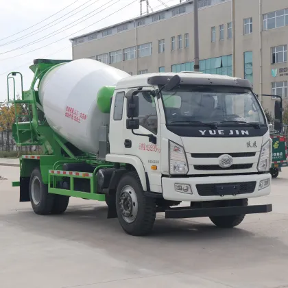 SAIC Yuejin X500 Truck-Mounted 6CBM Euro 5 Concrete Mixer Truck
