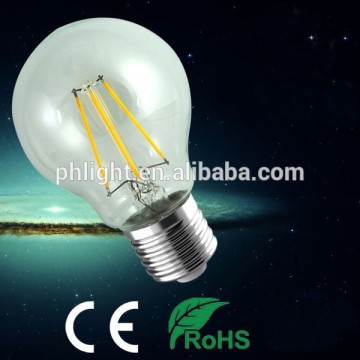 2 Years Warranty High Quality Dimmable 50000 Hours A60 G45 C35 220V LED Filament Bulb 4W