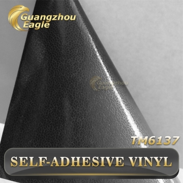Removable Black Glue 3m self adhesive vinyl for full car body sticker with 140g base fabric