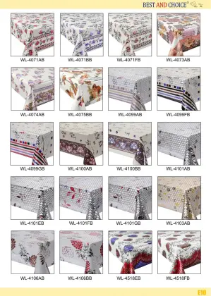 Best and Choice Vinyl tablecloths crate and barrel