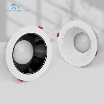 High Wattage Round Ceiling COB LED Downlights for Bathroom and Kitchen