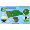 Estera de golpe de golf de césped doble de 6 tee 4x5 pies