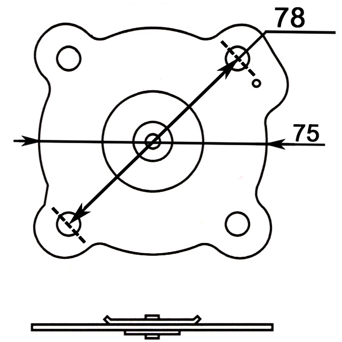 Dimension of Mecair Type 1'' Pulse Jet Valve Diaphragm: