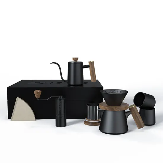 DHPO Customizable Premium Gift Box: Outdoor Travel Drip Coffee Set with Pour Over Coffee Maker