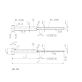 DIN1530 / ISO8693 Blade Ejector Pins Hardened