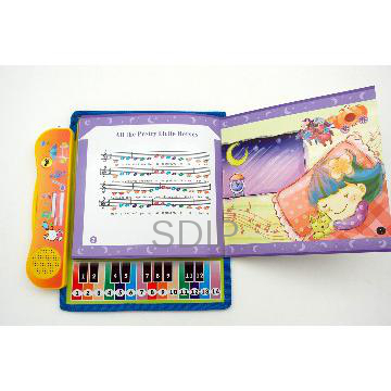 Piano electrónico educación toque teclado Navidad música número Stave