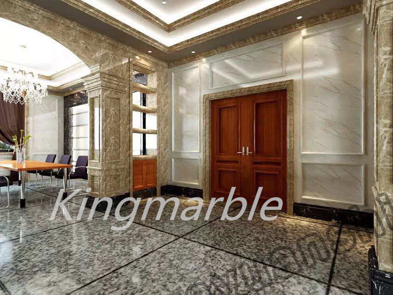 Wooden Grain Type PVC Faux Marble Panels