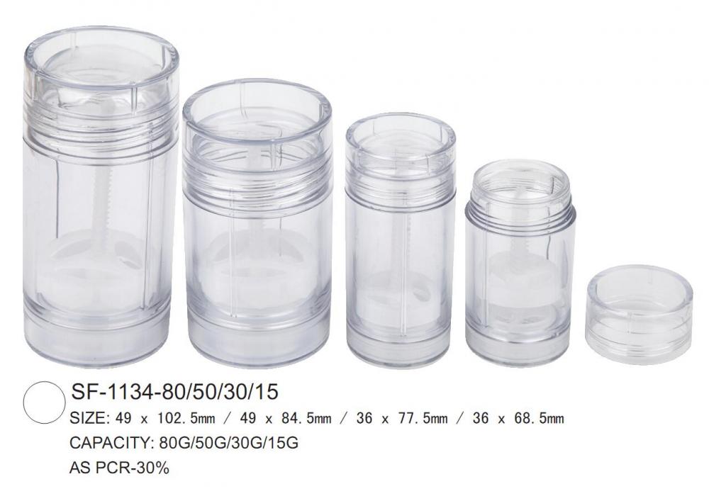 a Series of Cosmetic Stick Foundation Container SF-1134-80/50/30/15