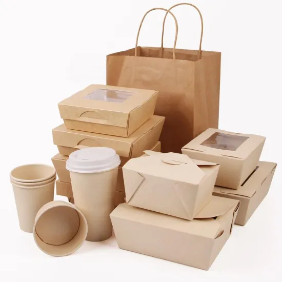 Disposable Printing Takeout Salad Containers, Food Boxes, and Cups: Samples and Selections