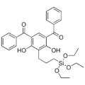 Méthanone, 1,1 &#39;- [4,6-dihydroxy-5- [3- (triéthoxysilyl) propyl] -1,3-phénylène] bis [1-phényle CAS 166255-23-8