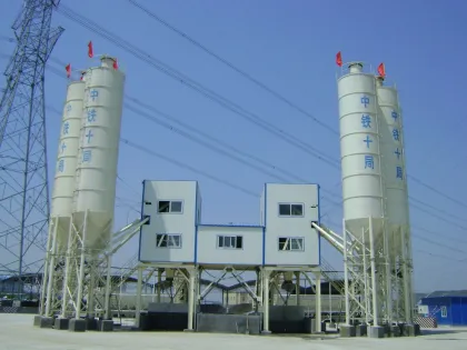 cement sand and stone concrete milling plant HLS120