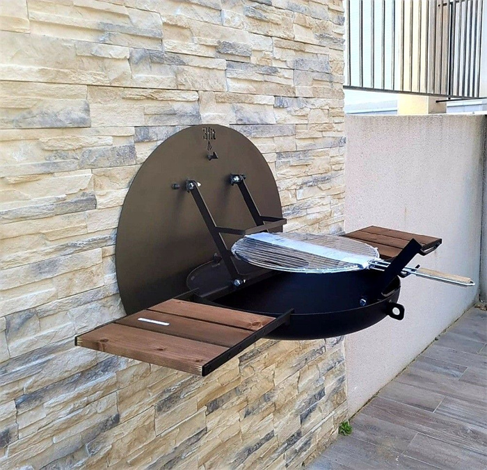 Outdoor Corten Steel Rust BBQ