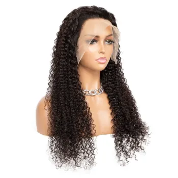 13X6 13X4 Lace Frontal Curly Wigs Natural Brazilian 100% Virgin Human Hair Pre Pluck Hd Lace Front Wigs For Black Women