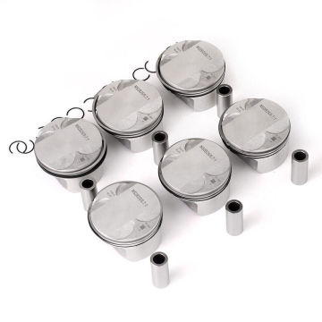 6x Pistons Cincin 82mm Mampatan Rendah 9.7: 1 BMW E60 E90 325I 523I N52B25