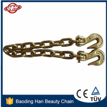 G80 Tie Down Chain with Clevis Hooks