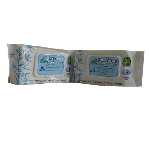 Lingettes pour bébé biodégradables en fibre de bambou