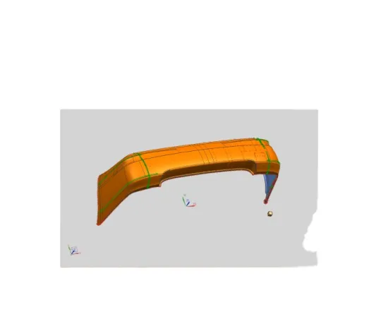 Customize Plastic Injection Molding Corolla Car Rear Bumper Mould