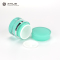 50g green acrylic round cover cosmetic packaging