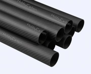 Hobbycarbon 3k twill matte carbon fiber tubes