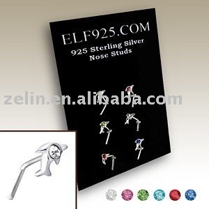 L shape dolphin nose jewelry