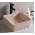 Lavabo Encimera Mate Lavabo Rectangular Porcelánico Mate