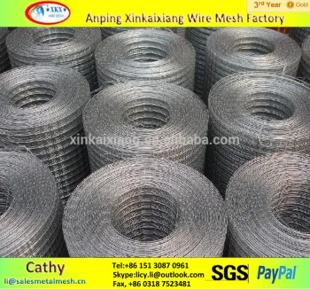 Hot dip galvanized 2x2 welded wire mesh