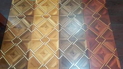 Durable parquet laminated flooring